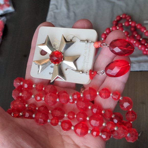 When in Doubt, Wear Red: Four Jewelry Sets #2 A250 - Picture 5 of 5